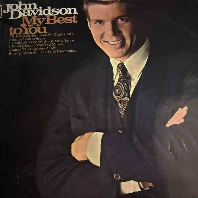 John Davidson : My Best to You : LP Cond. = VG