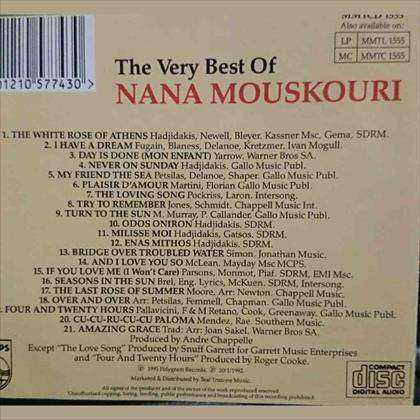 Nana Mouskouri:The Very Best of : CD