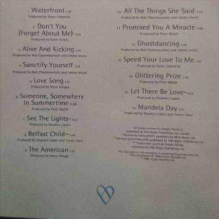 Simple Minds: Glittering Prize : CD