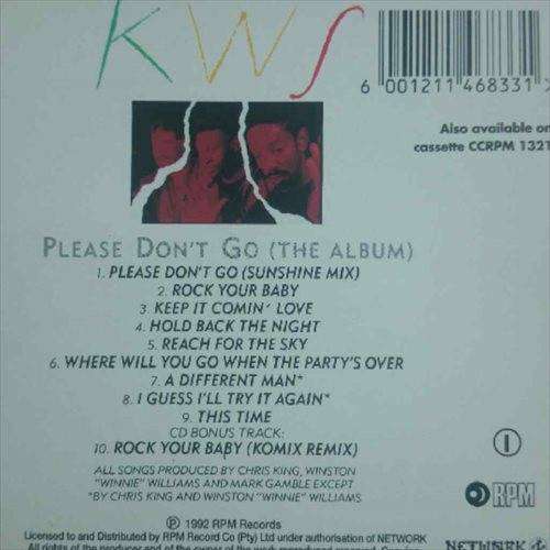 KWS: K.W.S. : Please Don't Go : CD