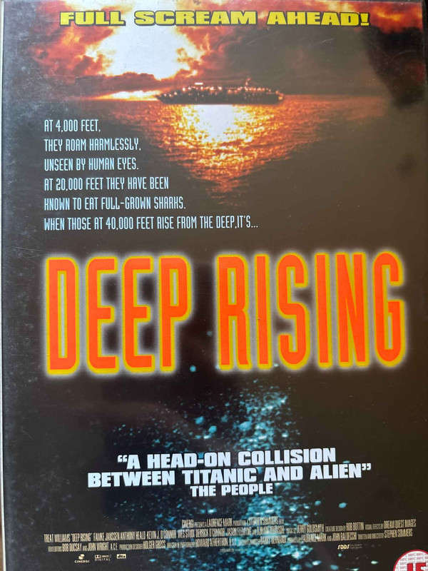 Deep Rising : Stephen Sommers : Action / Horror : DVD