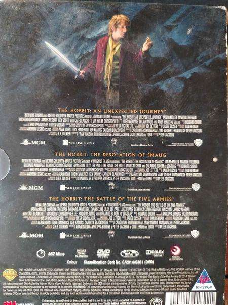 The Hobbit: The Motion Picture Trilogy : Peter Jackson : DVD Set