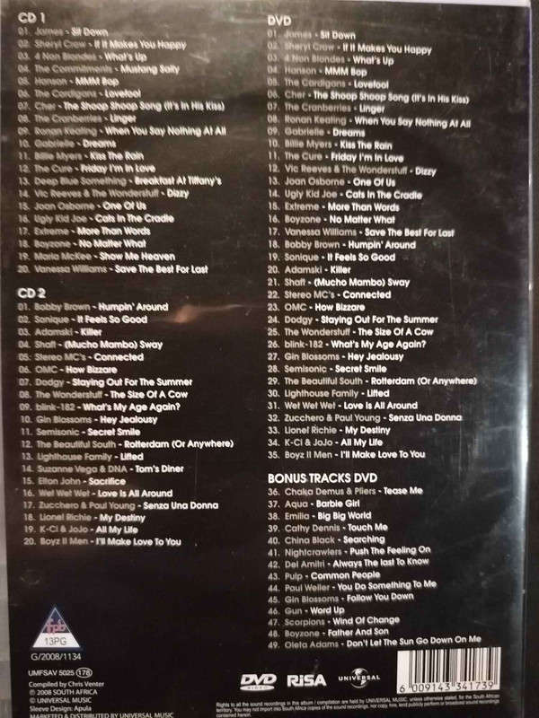 90s : DVD Set 2CD + 1 Music DVD