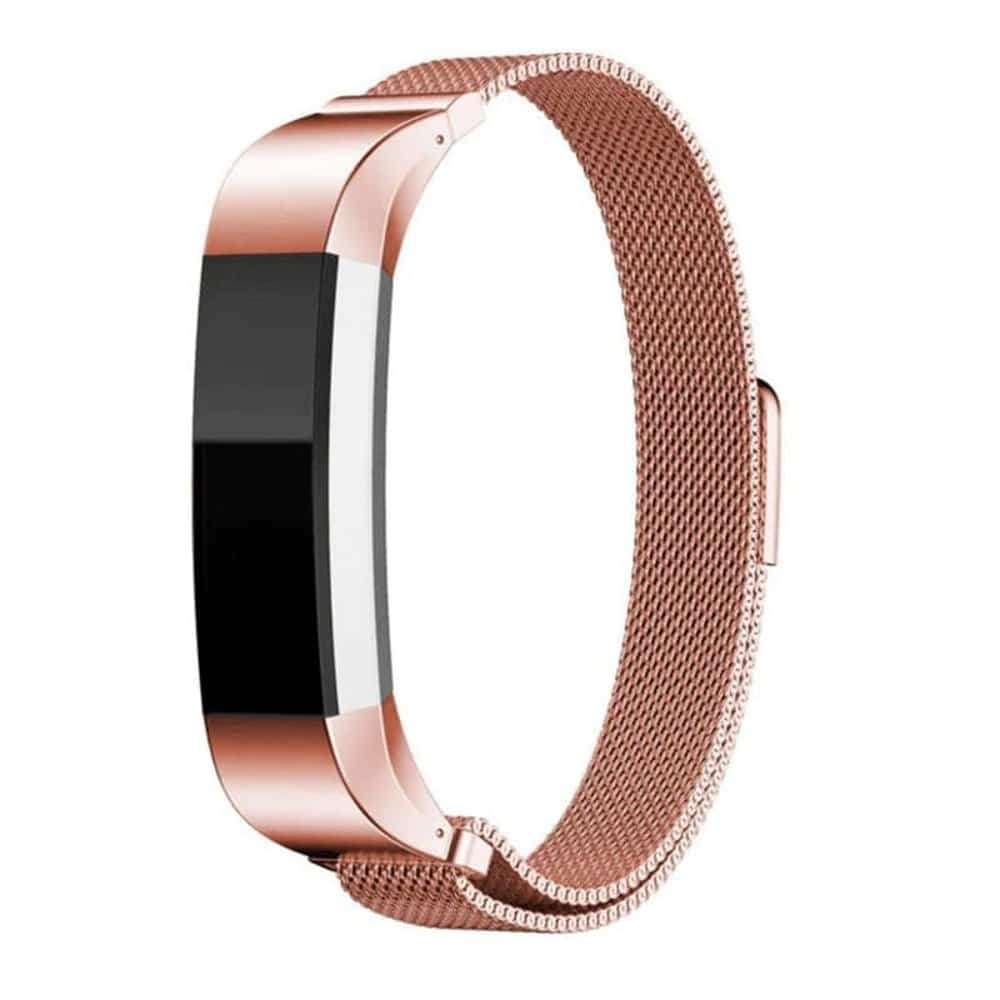 Killer Deals Stainless Steel Adapter Connector for Fitbit Alta (7mm strap) - Gold