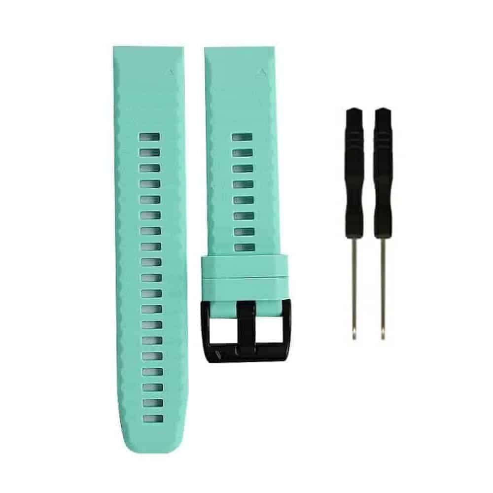 Killer Deals 22mm Silicone Strap for Garmin Fenix 5/ 6 / 7 / Approach S60- Navy