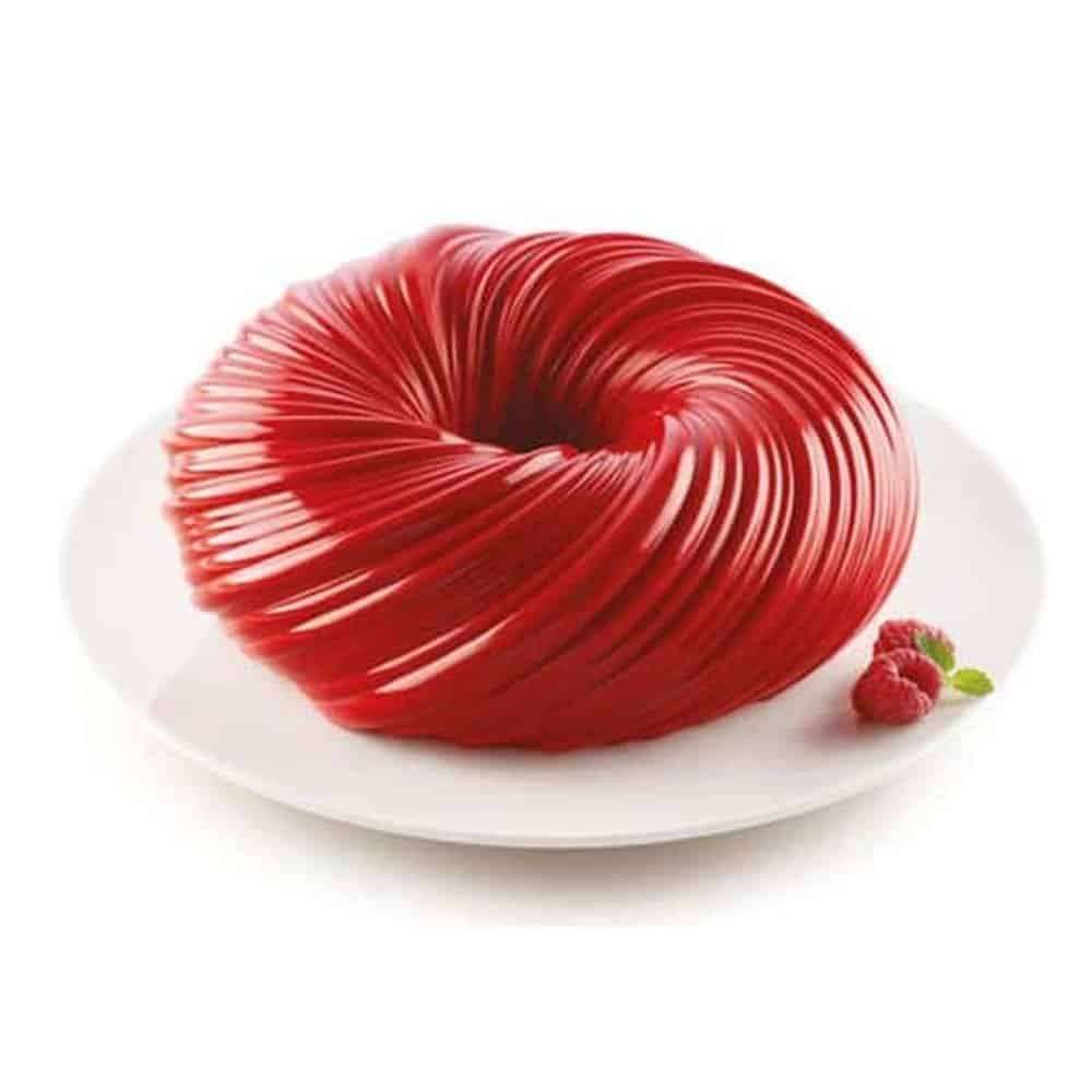 Killer Deals Round Swirl Non-Stick Silicone Baking Dessert Cake Mould