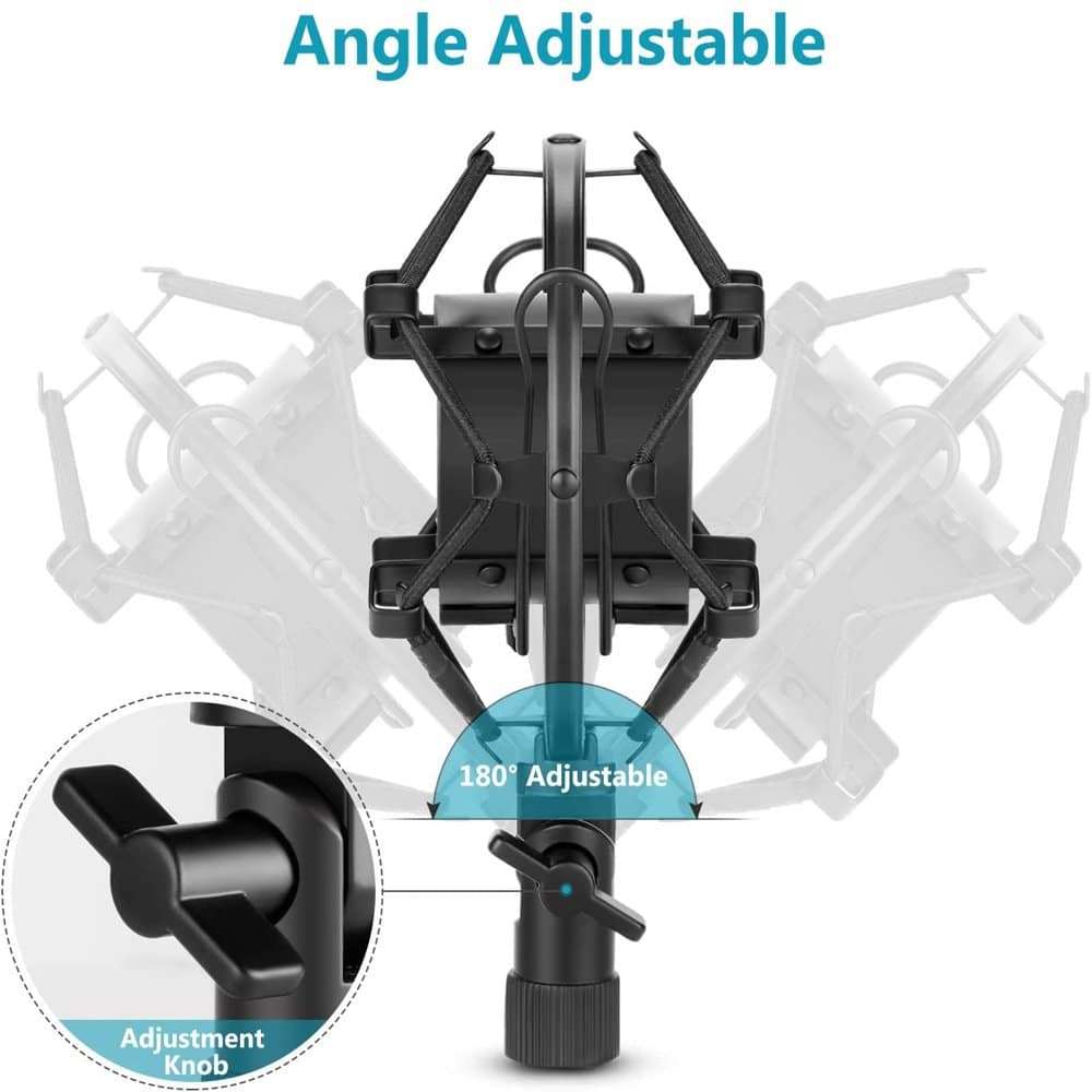 Killer Deals Metal Frame Universal Condenser Microphone Shock Protector Mount