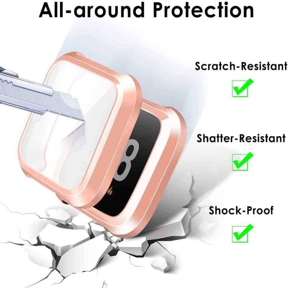 Killer Deals Fitbit Versa Lite TPU silicone protective case - Gold