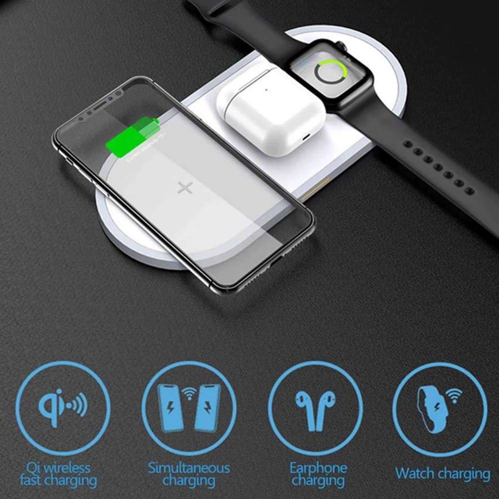 Killer Deals Universal 3-in-1 Wireless Charger Pad for Apple & Android