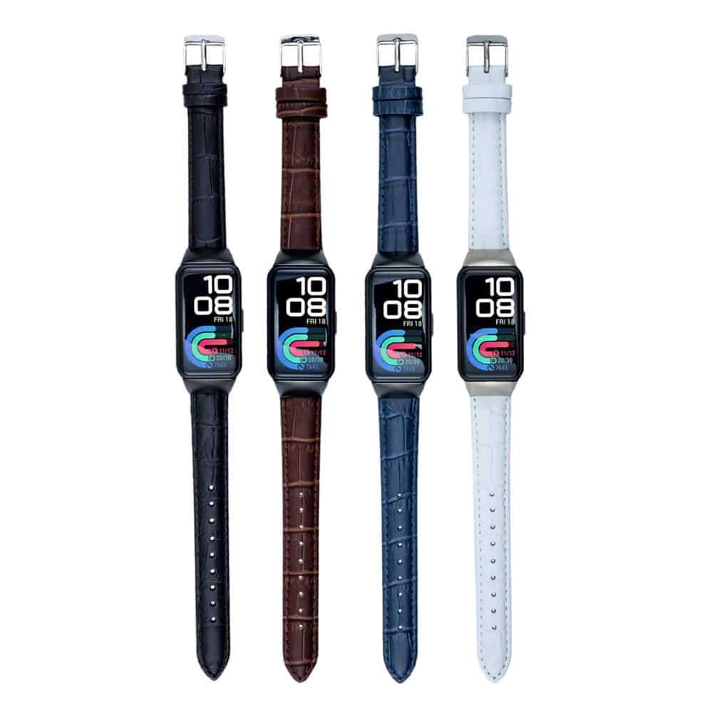 Killer Deals Leather Band for Huawei band 6 - Blue