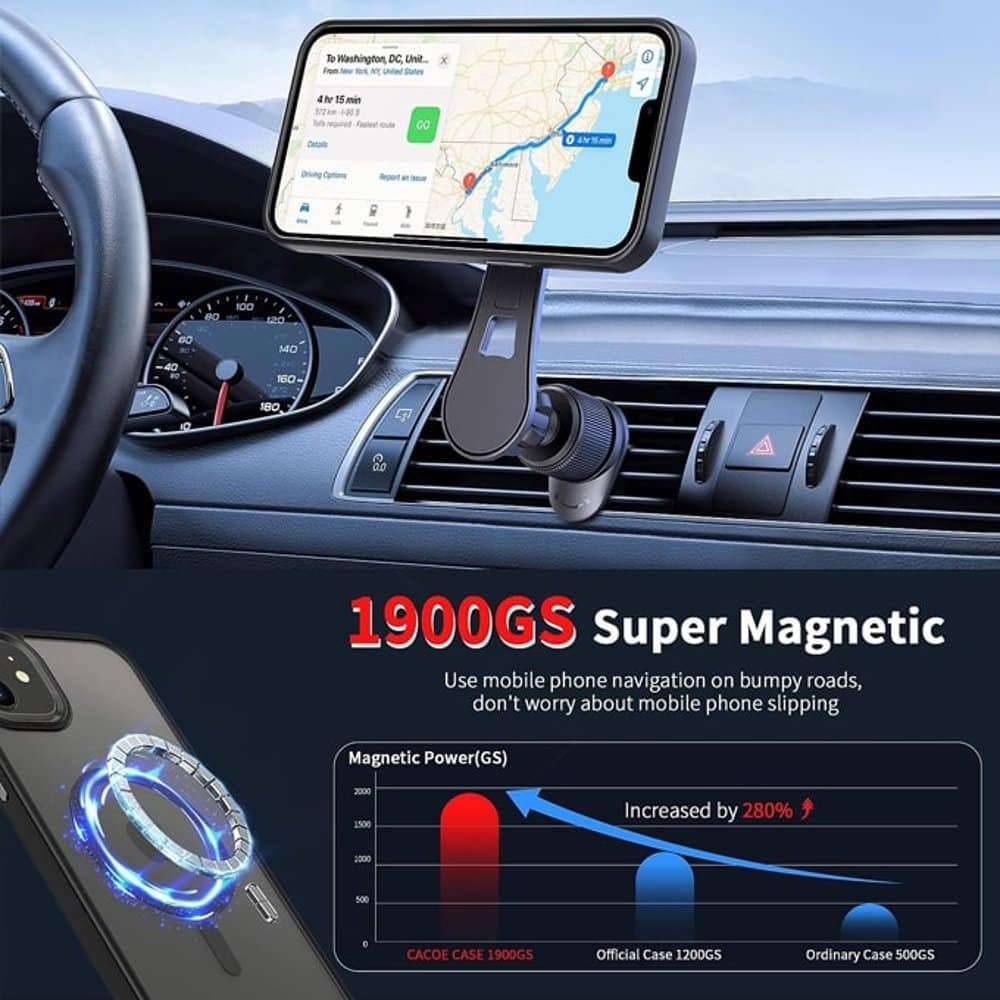 Killer Deals Shockproof MagSafe Protective Back Cover Case for iPhone 15