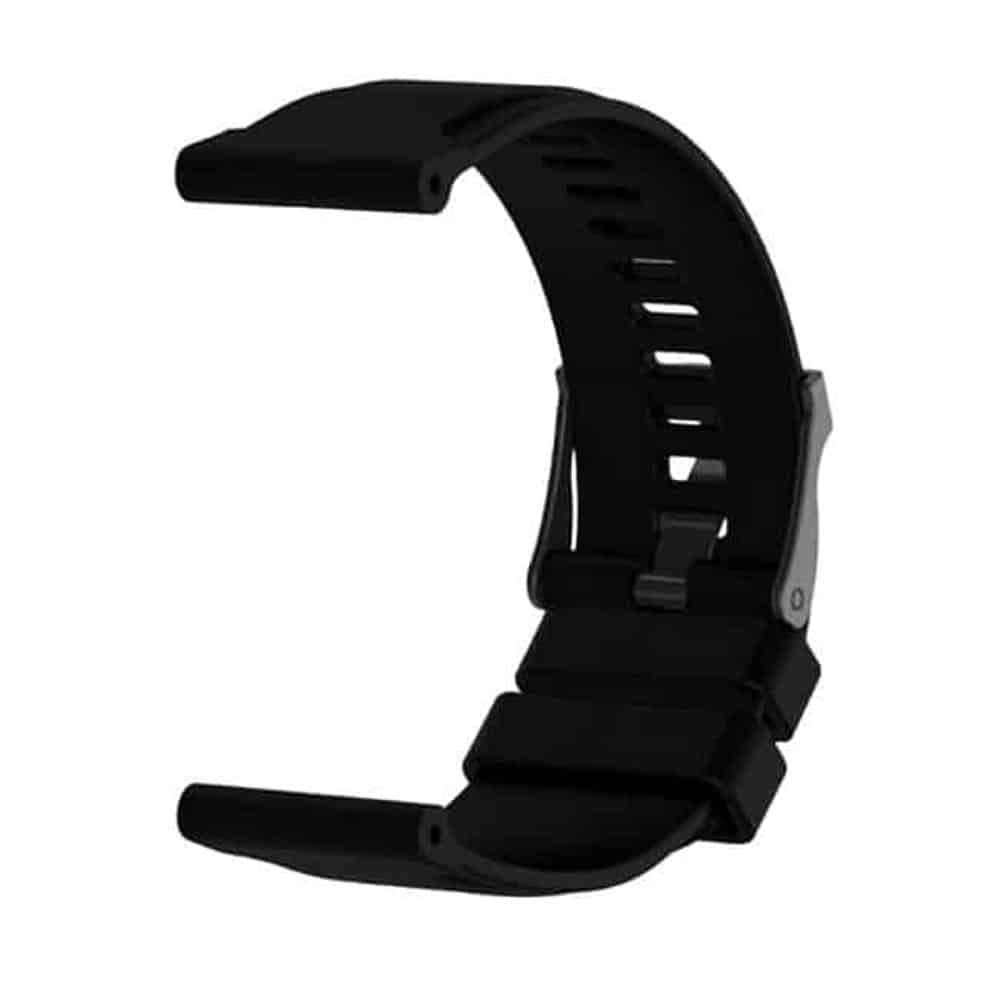 Killer Deals Sporty Silicone Strap for Suunto Core- Black + Yellow Combo