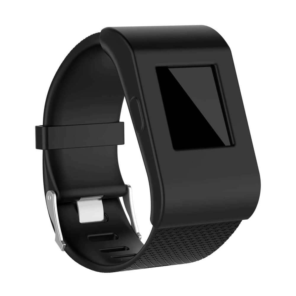 Killer Deals TPU Protective Case + Glass Screen Protector for Fitbit Surge - Combo