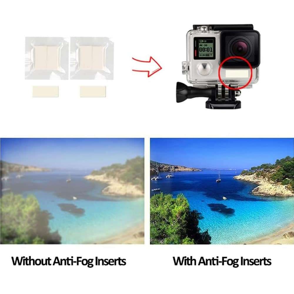 Action Mounts 12 antifog inserts GoPro5/4/3+/3/2/1