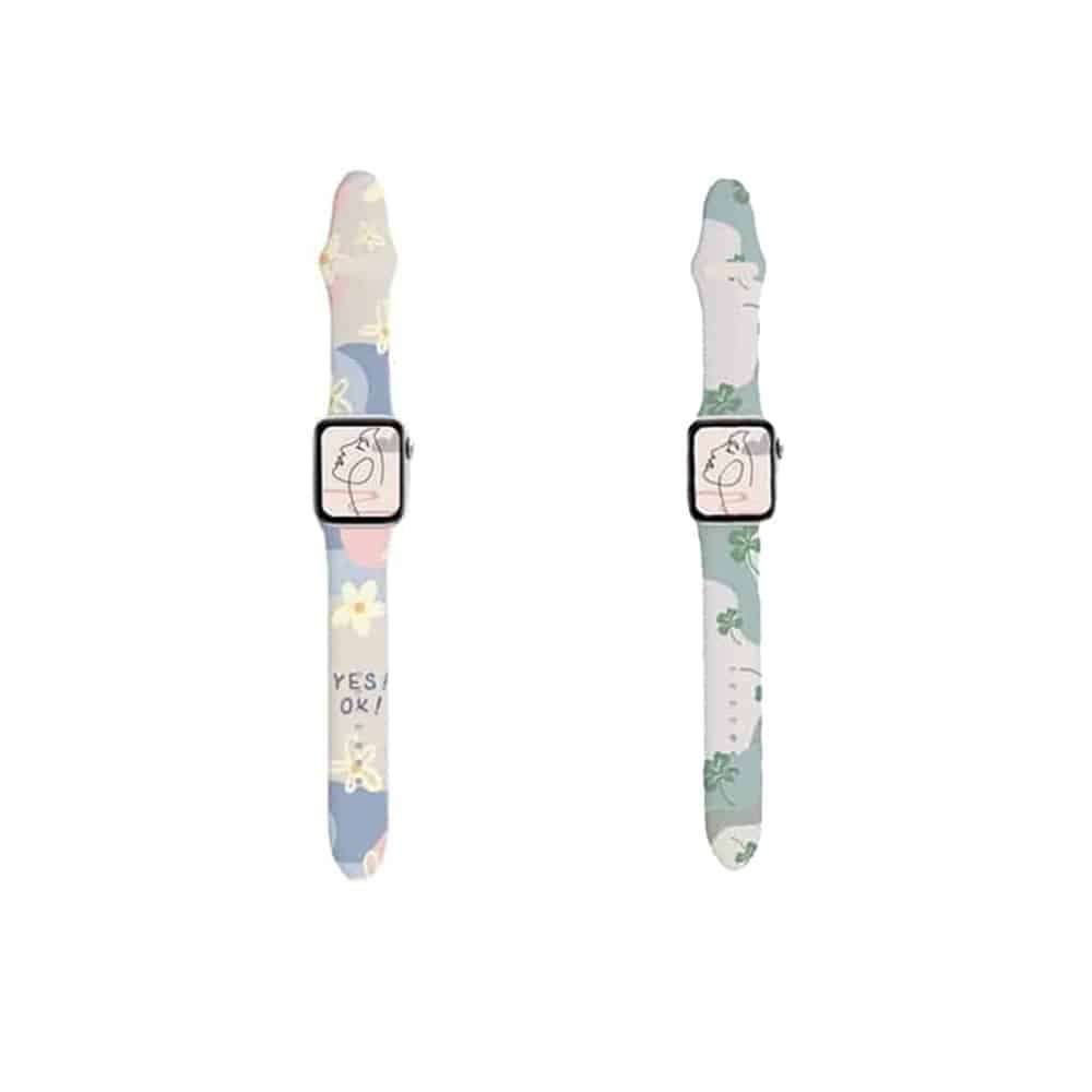 Killer Deals Silicone Strap for 42/44/45/49mm Apple Watch - Daisy