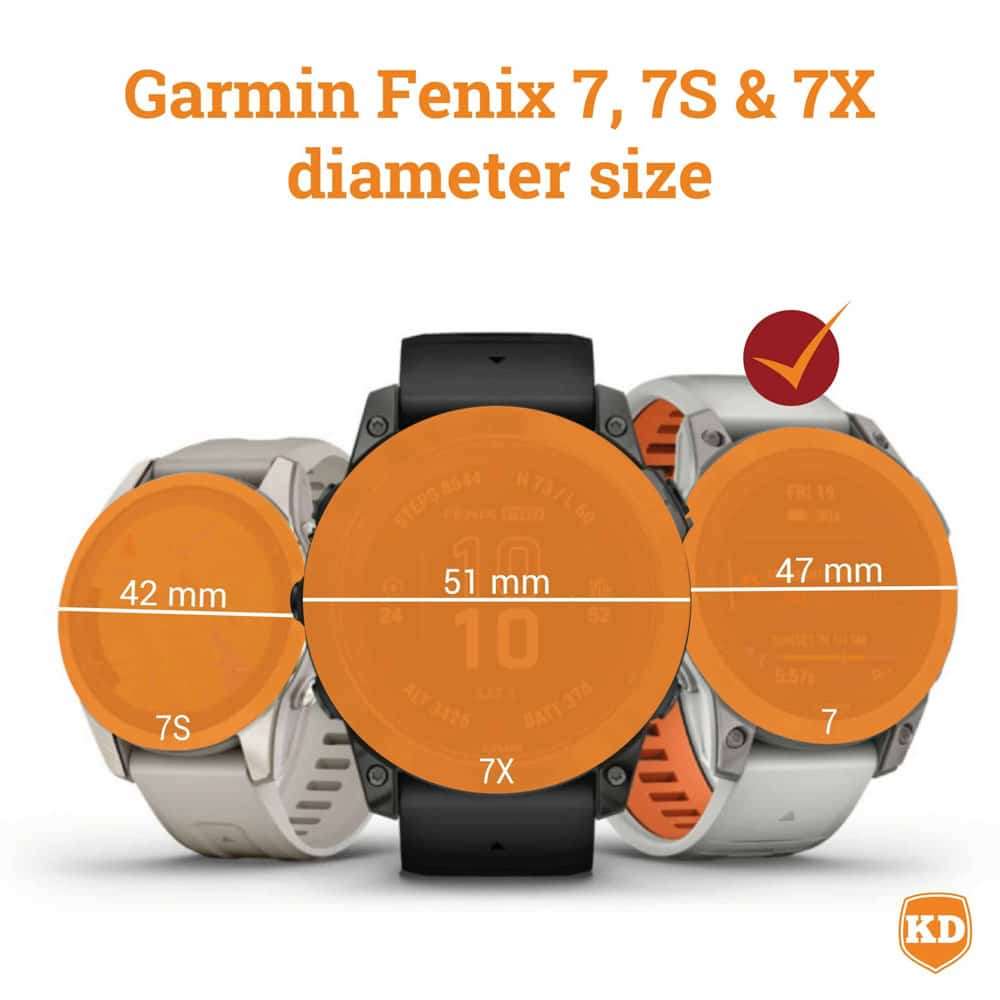 Killer Deals Bezel for Garmin Fenix 7 watch - Silver