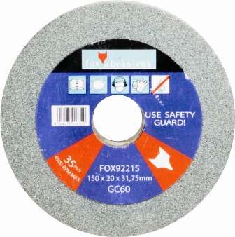 ABRASIVE FOX GRIND WHEEL 150X20X31 A36