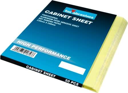 ABRASIVE FOX SHEET CABINET P180 PER50