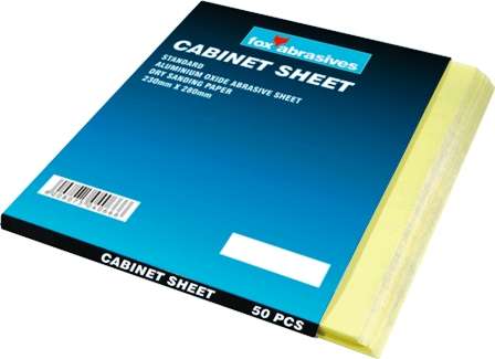 ABRASIVE FOX SHEET CABINET STD P150 PER50