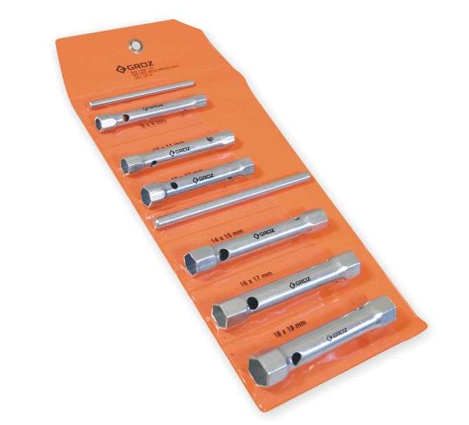 SPANNER GROZ TUBE SET 8 TO 19MM BW6MST