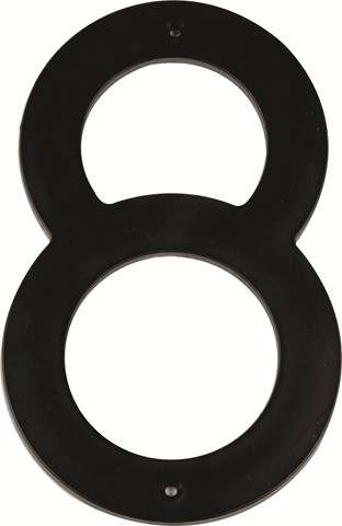 MACKIE NUMBER PLASTIC BLACK 200MM NO.2