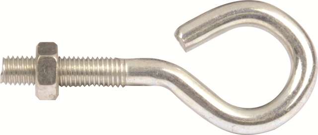 MACKIE BOLT EYE GALVANISED 8X100MM 2PC