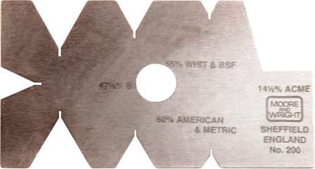 GAUGE MAW SCREW CUTTING 200