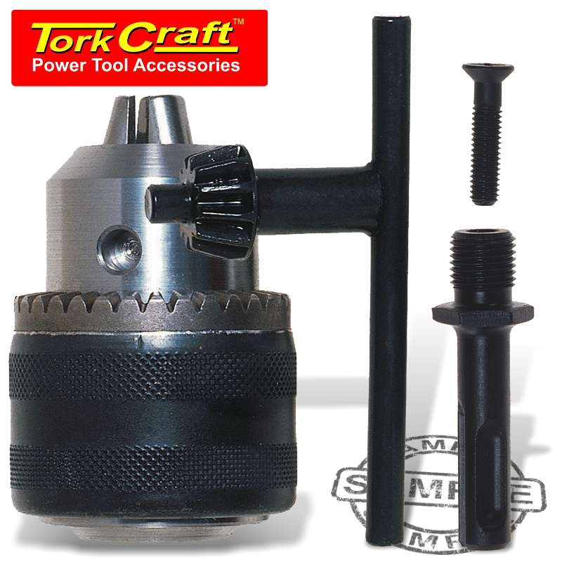 CHUCK & KEY 13MM 1/2'X 20UNF & SDS ADAPTOR