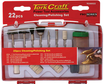 TORK CRAFT CLEANING & POLISHING SET 22 PCE MINI