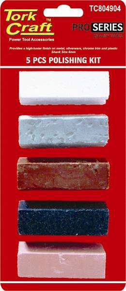 TORK CRAFT POLISHING COMPOUND KIT 5PCE