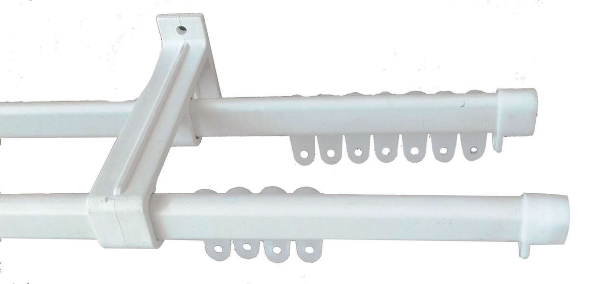 CURTAIN RAIL COMPLETE DOUBLE 3.5MT