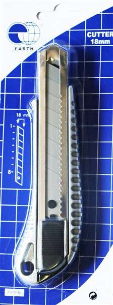 KNIFE  SNAP OFF BLADE ALU/ALLOY 18MM DIY TH70161