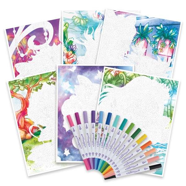 Nebulous Stars Mystery Color By Number Set Isadora