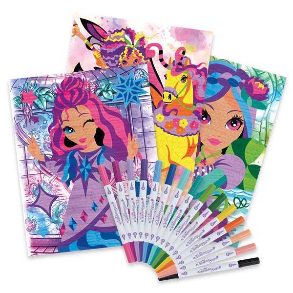 Nebulous Stars Mystery Color By Number Set Isadora