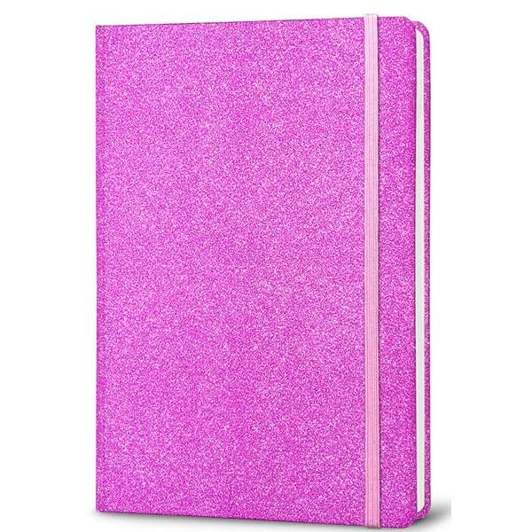 Notebook A5 Pink Glitter