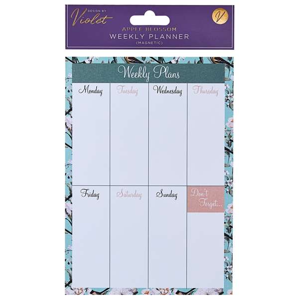 Weekly Planner Apple Blossom
