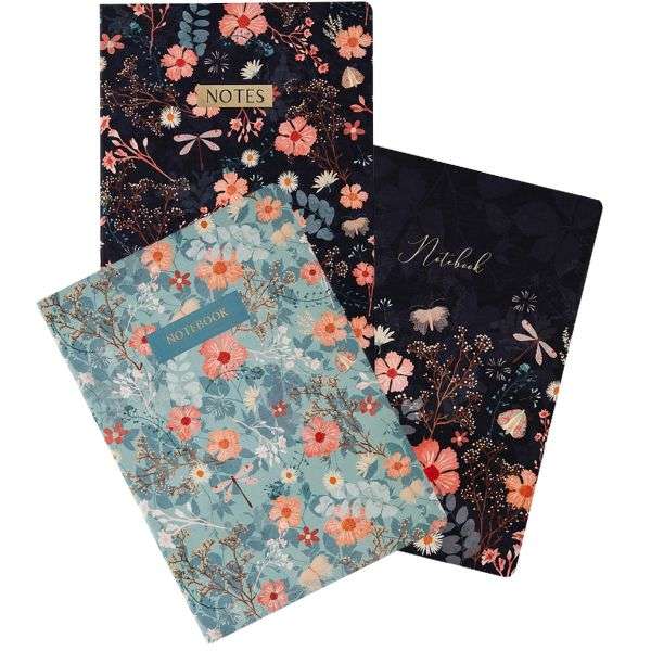 Notebooks A5 3 Pack Midnight Madness