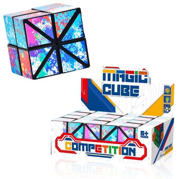 Magic Cube Splatter Paint 6PC