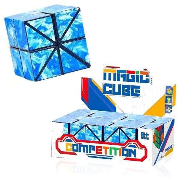 Magic Cube Blue Marble 6PC