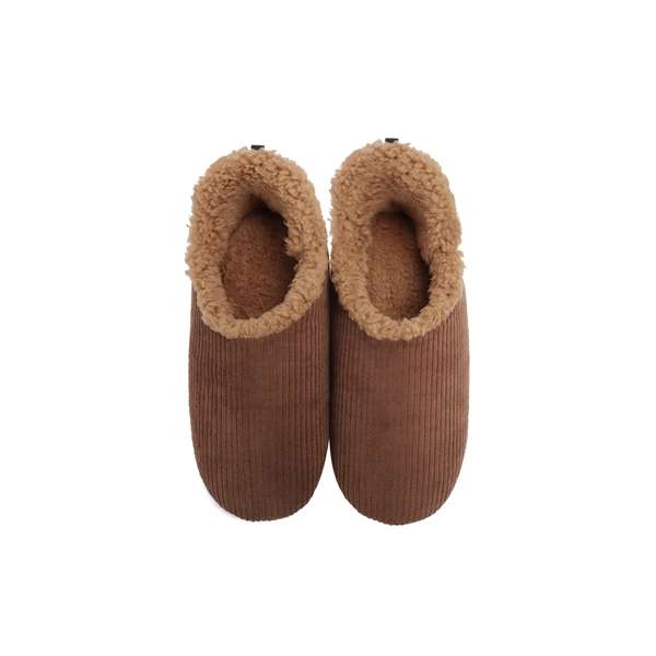 Snoozies Mens Cut Back Cord - Brown