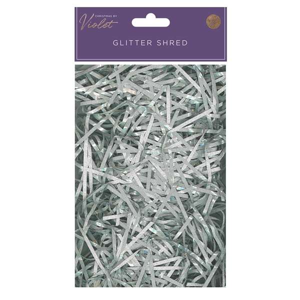 Glitter Shred Silver