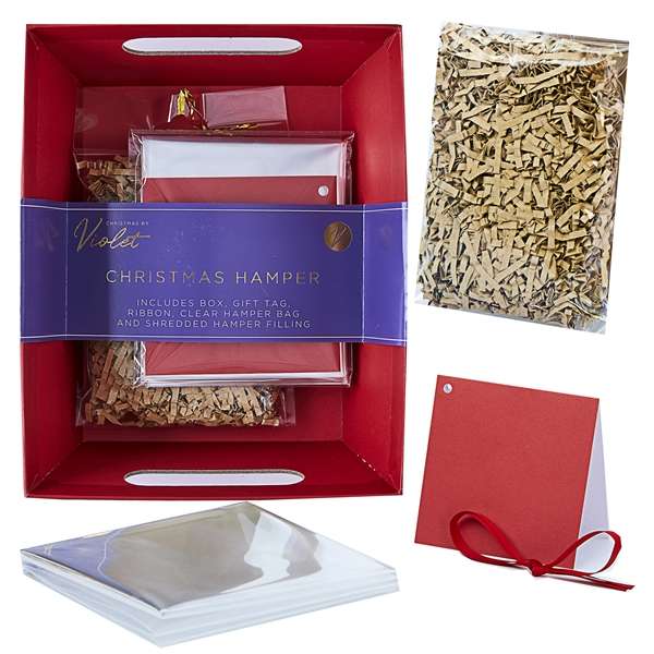 Gift Wrap Hamper 5pc Red