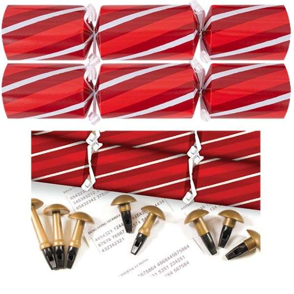 Christmas Crackers 8 Musical Whistle