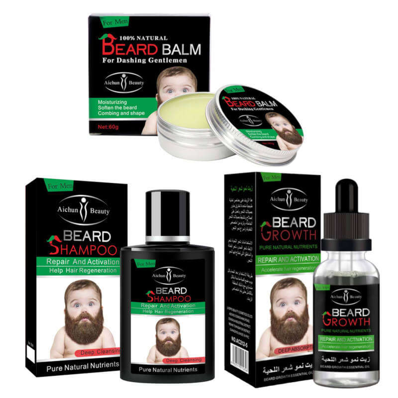 Aichun Beauty Essential Beard Grooming Kit