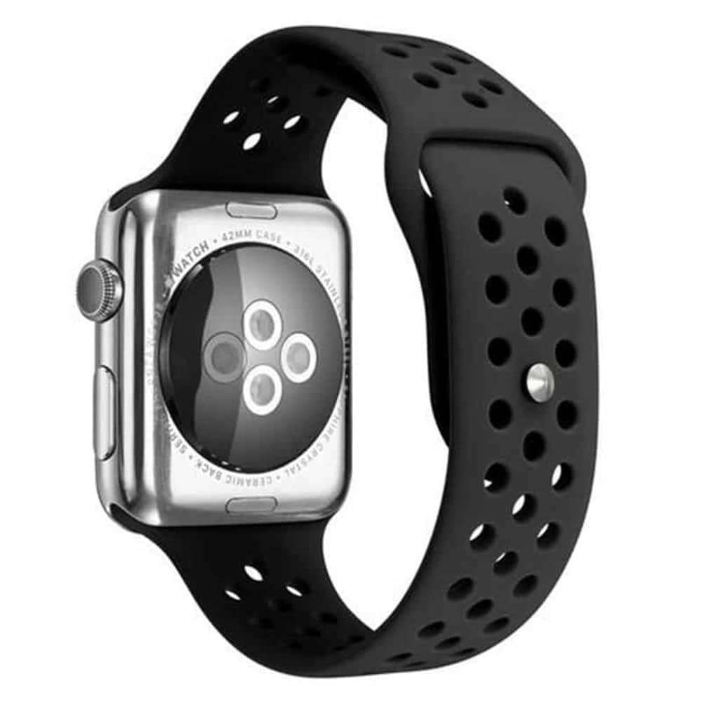 Killer Deals Silicone Strap for 38/40/41mm Apple Watch (S/M) - Black