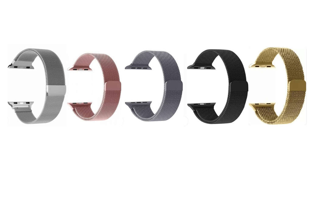 Stainless Steel Milanese Loop Strap for 38/40/41mm Apple Watch - Silver