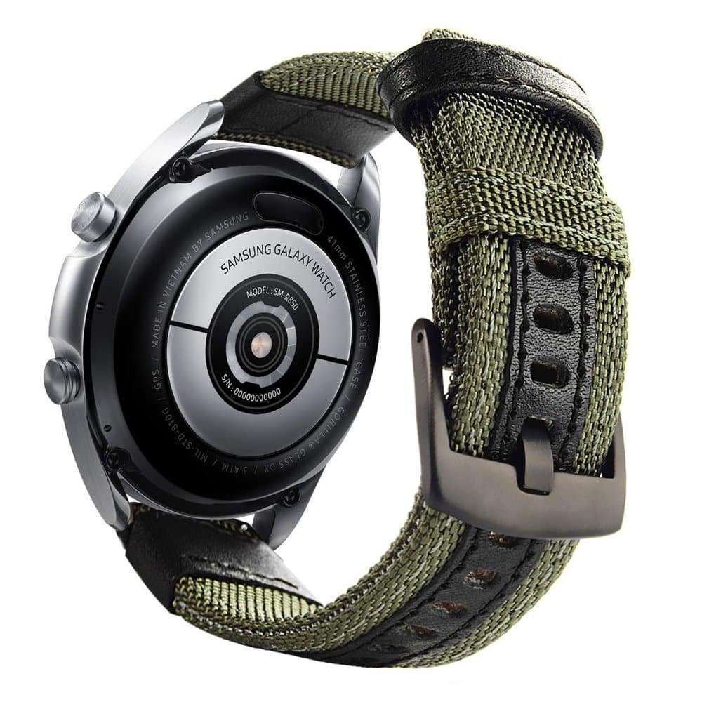 Killer Deals 20mm Nylon Strap for Samsung Galaxy Watch / Watch Active-Green