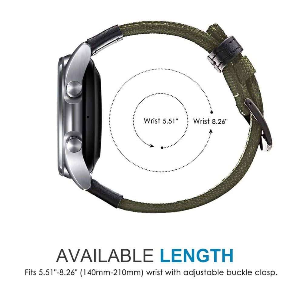 Killer Deals 20mm Nylon Strap for Samsung Galaxy Watch / Watch Active-Green