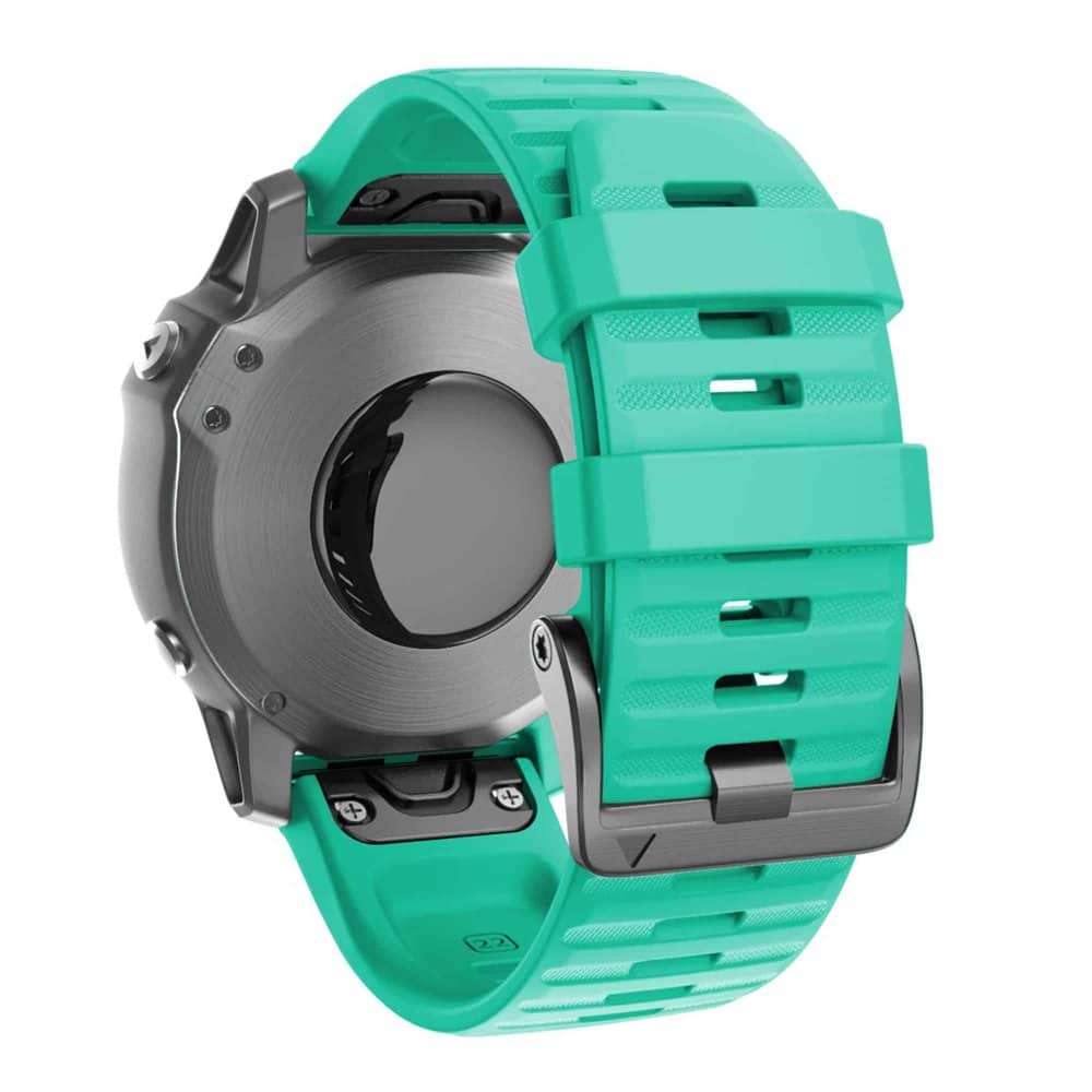 26mm Garmin Fenix 6X/5X/7X silicone strap - Navy