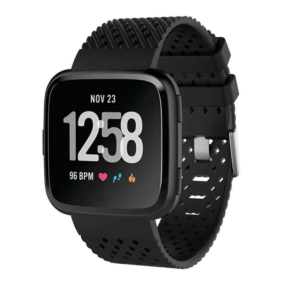 Killer Deals Silicone Strap for Fitbit Versa(S/M) - Black